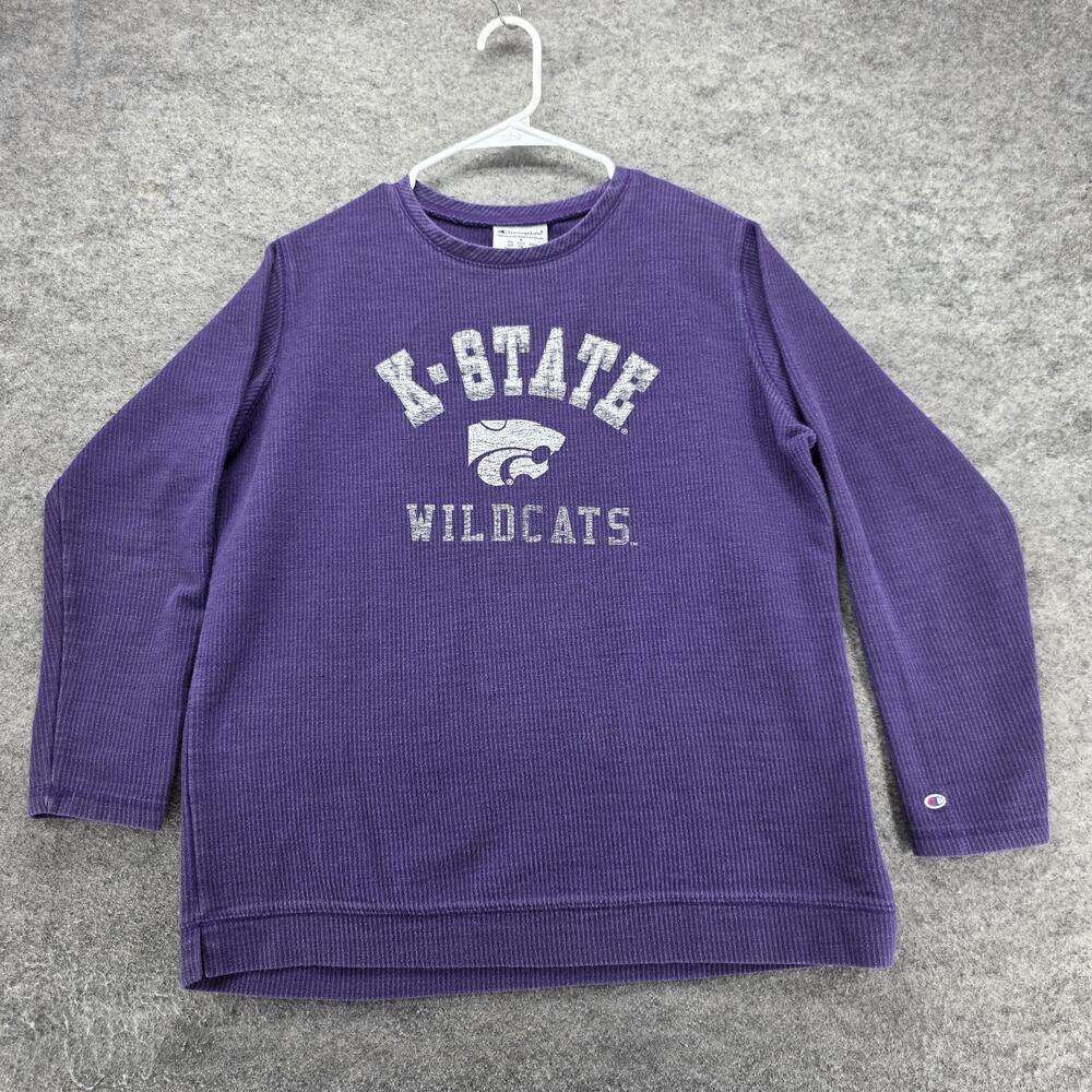 Kansas State Wildcats Sweatshirt Womens S Purple NCAA Football Champion